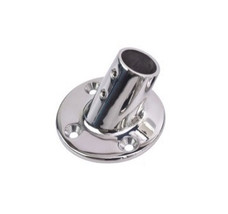 SEA DOG 280600-1 STAINLESS 60  ROUND BASE 7/8' 2-5/8 Round Base; 60 Degree Angle; Stainless Steel; 7/8 Inch Outer Diameter