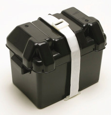 IMMI F05351 BATTERY BOX TIE-DOWN  1.5' X 3.5' Battery Box; 3-1/2 Foot Length x 1-1/2 Inch Width; With Buckle; White; Polypropylene Webbing; Single