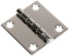 SEA DOG 201582-1 STAINLESS BUTT HINGE 2' X 2' Butt Hinge; 2 Inch Length x 2 Inch Width; 304 Stainless Steel; Single