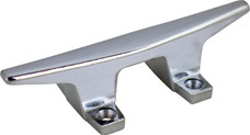 SEA DOG 044106-1 CHROME ZINC 4-HOLE CLEAT 6' Hollow Surface Mount; 6 Inch Length x 1-3/8 Inch Height; Chrome Plated Zinc; Single