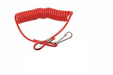 SEA DOG 420489-1 LANYARD ONLY F/420488/420486 & Universal Boat Kill Switch Lanyard; 15 Inch When Coiled And 48 Inch When Stretched; Lanyard Only