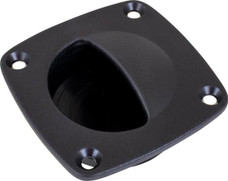 SEA DOG 227310-1 ACETAL FLUSH PULL SMALL BLACK Finger Pull; Square; 2-3/16 Inch Width x 11/16 Inch Depth x 2-3/16 Inch Height; Black; Acetal; UV Resistant; Flush Mount; Single