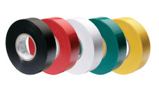 ANCOR 339066 TAPE  1/2' X 20' X 7 MIL  ASST CLAM For General Purpose Electrical Applications; Roll; 1/2 Inch Width x 20 Feet Length; Black/ Red/ White/ Green/ Yellow; Low Lead 7 Mil PVC