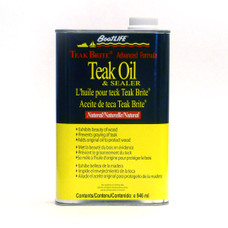 LIFE INDUST. 1088 TEAK OIL 32 FL.OZ. NATURAL Use To Restore And Protects Teak And Other Woods; 32 Ounce Can; Single; Natural