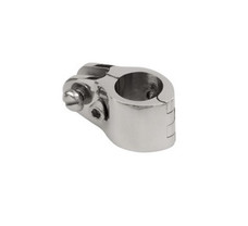 SEA DOG 270166-1 STAINLESS TOP SLIDE W/BOLT 7/8 Hinged; Round Tube; 7/8 Inch Tubing; 1/4 Inch Pin Size; Stainless Steel; With Bolt; Single