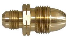 AP PRODUCTS ME353 3/8' FLARE/POL ADAPTER Male POL (Prest-O-Lite) x 3/8 Inch Male Flare; Brass; Single