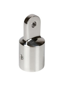 SEA DOG 270101-1 STAINLESS TOP CAP 1' Top Cap; 1 Inch Diameter Tube; 316 Stainless Steel; With 1/4 Inch Pin