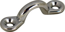 SEA DOG 081242-1 CHROME ZINC PAD EYE 3/8' Pad Tie Down Mount; Chrome Plated Zinc; 3/8 x 1/2 Inch Eye Size; Set Of 5