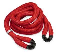 FACTOR 55 00562 EXTREME DUTY KINETIC ENERGY ROPE 2. 201000 Pound Maximum Breaking Strength; For Use on Oversized Vehicles and Heavy Duty Equipment; 2-1/2 Inch x 30 Foot Length; Red; Double Braided Nylon