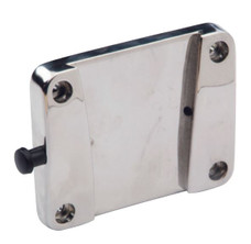 GARELICK 75402 SIDE MT TABLE BRACKET Used To Mount Garelick Boat Table Pedestal To Any Vertical Surface; 5 Inch Width x 3 Inch Height; Polished; Stainless Steel