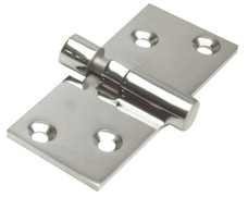 WHITECAP IND 6018C TAKE APART HINGE: LOCKING Take Apart Hinge; 3-5/8 Inch Length x 1-1/2 Inch Width; Silver; Stainless Steel; Single