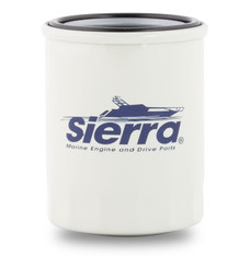 SIERRAMARINE 18-7909 OIL FILTER Canister Style; With Anti Drain Back Valve; 20 x 1.5 Millimeter Thread; White Housing With Sierra Marine Logo