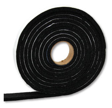 AP PRODUCTS 018-5163810 WEATHER STRIPPING-5/16 Roll; 5/16 Inch Thickness x 3/8 Inch Width x 10 Foot Length; Black; Single