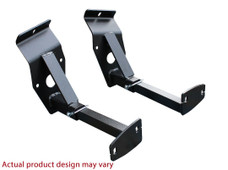 TORKLIFT D3113 REAR CAMPER TIE DOWN Frame Mount; No Drilling Required; Powder Coated; Black; Forged Steel; Set Of 2
