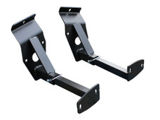 TORKLIFT F2031 F350 CC TIEDOWNS Frame Mount; No Drilling Required; Powder Coated; Black; Forged Steel; Set Of 2