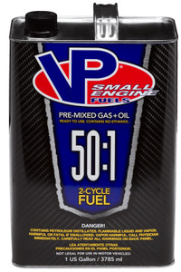 VP FUEL 6231 50:1 PREMIXED 1 GALLON PAIL Pre-Mixed Oil Use With 50:1 Ratio 2 Cycle Engines; Ethanol Free; Blue; 1 Gallon Can; Single