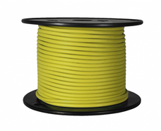 WIRTHCO 81105 GPT PRIMARY WIRE 16GA 100 Stranded Conductor; 16 Gauge; Yellow; 100 Feet Spool; Copper Conductor/ PVC Insulation