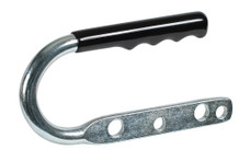 C.E. SMITH 32420A COUPLER LIFT HANDLE Fits 1-7/8 Inch And 2 Inch Bolt On Coupler; Zinc Plated; Steel; With Grip; Two Set Of Hole On Coupler Handle Accommodate Both 3/8 Inch And 1/2 Inch Bolt
