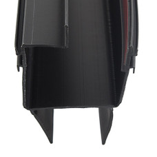AP PRODUCTS 018-1470-84 018-1470-84 SLIDE OUT SEAL 1.375 Inch EK Cap With 1.5 Inch Wall Jamb; 4-3/8 Inch Width x 2-5/8 Inch Height x 7 Foot Length; Black/ Rubber