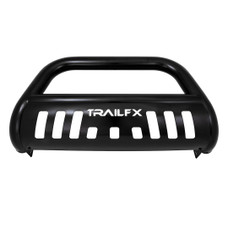 TRAILFX B0030B 3' BULL BAR BLK Powder Coated; Black; Steel; 3 Inch Diameter; With Skid Plate; With Holes For Optional Lighting; 6.5 Inch Max Light/ 20 Inch Max Light Bar