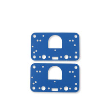 HOLLEY 108-89-2 108-89-2 MET.BLOCK GSK2PK For Use With Holley Model 2300/4150/4160/4500 Carburetors Without Intermediate Circuit; Secondary and Primary for 4160 Only; Blue; Non-Stick; Set of 2