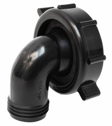 VALTERRA LLC T01-0021 SWIVEL DRAIN CONNECTOR 90 Degree Swivel Drain Connectors; Fits 1-1/2 Inch Drain With 3/4 Inch Hose Connection