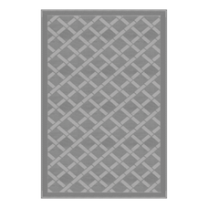 LIPPERT COMP 2021028006 LIPPERT ALL WEATHER 6'X9' GREY PATI 9 Foot Length x 6 Foot Width; Gray; Polypropylene; Reversible Fabric; UV/ Mold/ Mildew Resistant; Without Grommets/ Stakes; With Corner Loops For Optional Tie-Down And Carry Bag
