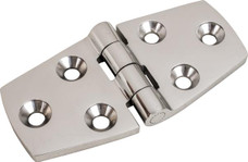 SEA DOG 205410-1 SS DOOR HINGE 1-1/2' X 3' 3 Inch Length x 1-1/2 Inch Width; 316 Stainless Steel; Single