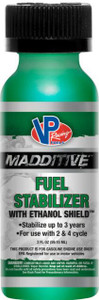VP FUEL 2812 VP FUEL STABILIZER 2OZ Fuel Stabilizer; For Gasoline; Treats Up To 2 Gallons; 2 Ounce Bottle; Single; Use To Eliminate Ethanol Fuel Problems/ Protects Engine And Prevents From Repair; For Use With 4-Cycle And 2-Cycle Gasoline Engines