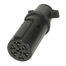 HUSKY TOWING 15258 ADAPTER 7PIN TO 6 ROUND 7 Pole Round To 6 Pole Round; With Center Pin On 6 Pole Round/ Set For Auxiliary Power