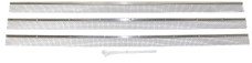 VALTERRA LLC A10-1312VP FRIDGE SLAT 27.5'X1.3'CRD Refrigerator Vent; For Use With Norcold Side Vent With 27-1/2 Inch Length Louver Opening; 27.5 Inch Length x 1.3 Inch Width; Stainless Steel; Package Of 3; With Retail Package