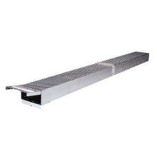 WEATHERGUARD 238 CONDUIT CARRIER EXTENSION 6 Inch Extension for Full Length Box; 6 Inch Length x 11 Inch Width x 6 Inch Height; Non-Lockable; Silver; Aluminum