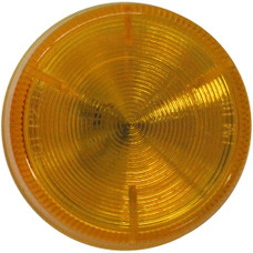 PETERSON MFG V164KA AMBER LED CLEARANCE LIGHT LED; Round; 2 Inch Diameter; Amber Lens; Grommet Mount; With 146-18 Grommet And 162-49 Plug