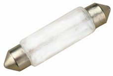 SEA DOG 441071-1 LIGHT BULB 71 FESTOON 12V-.80A Festoon Bulb; White Light; 10 Watt; 12.8 Volt DC; 7/16 Inch Diameter x 1-3/16 Inch Width; Corrosion Resistant; Heavy Duty Glass Bulb Housing/ Nickel Plated Brass Base End; Single