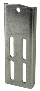 C.E. SMITH 10192G40 11-3/4 DOUBLE U-BOLT BRKT Flat Bunk Mount; 11-3/4 Inch Length x 1/2 Inch Slot; Galvanized; Steel; Single