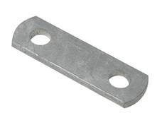 C.E. SMITH 20017GA 5' FRAME STRAPS Non Greasable; Without Bushings; Single; 3-1/2 Inch Hole To Hole x 5 Inch Long; Galvanized Steel