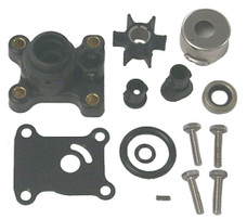 SIERRAMARINE 18-3327 WATER PUMP KIT OE Replacement; With O-Ring/ Grommet/ Impeller/ Seal Ring/ Impeller/ Water Pump Cup/ Impeller Key/ Stainless Steel Bolts/ Water Pump Housing/ Oil Seal/ Wear Plate; Fits Johnson/ Evinrude Outboard Engines