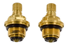 VALTERRA LLC PF287017 S&B  BR  RT & LFT Fits Phoenix/ Streamway 2 Handle Kitchen/ Lavatory/ Exposed Tub And Shower Faucet; For Hot And Cold Supply With Knob Handle/ Hot Supply On Lever Handle Faucet Only; Brass Compression Stem; With Blister Package