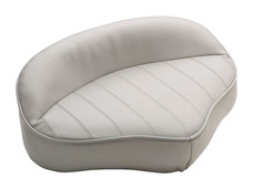 ATTWOOD MARI 98505WH CASTING SEAT WHITE Fishing Seat; Casting Seat; Non-Adjustable; Non-Foldable; 15 Inch Width x 11 Inch Depth x 6 Inch Height; White; Marine Grade Vinyl; Without Headrest