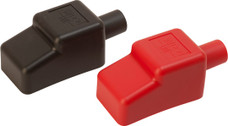 SEA DOG 415115-1 PVC BATTERY TERMINAL COVERS - Red/ Black; PVC; 5/8 Inch Wire Size; ABYC And USCG Certified; Set Of 2