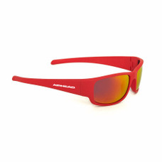 AIRHEAD AHFS-S100 FLOAT SUNGLASS SPORT RED Floating; Polarized; Red Lens; Red Frame; With UV Protection; Single
