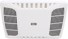 COLEMAN RVP 8430A6301 CENTER DUCT CHILL GRILLE For Use With Coleman Mach Air Conditioners; Straight-Thru In-Roof Ducting; Front/ Back Air Discharge; White; Without Control Box; For Use With Wall Thermostat
