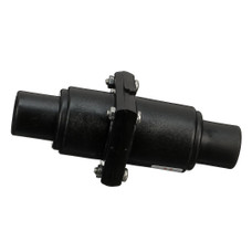 WHALE LV1215 VALVE NON-RETURN INLINE Used to Maintain Prime In Suction/ Discharge Line; For Use With BP4402/ BP4410 Bilge Pumps; Glass Filled Polypropylene; In-Line Non-Return; Black; 1 Inch x 1-1/2 Inch Port