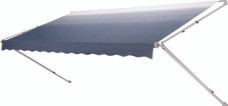 DOMETIC B3314989NR.420 R/F UNIV POL ONYX 20' Universal For Patio Awnings; 20 Foot Length x 8 Foot Extension; Onyx; Vinyl; Polar White Vinyl Weathershield; One Piece Fabric