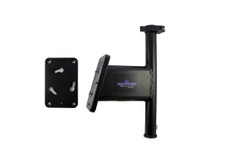 CMP GROUP KPSQ50B TRANSOM MOUNT BRACKETS QUICK RELEAS Transom Mount; Mounts Panther King Pin Shallow Water Anchor; 2-1/2 Inch Setback; Powder Coated; Black; With Mounting Hardware