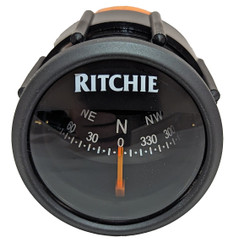 RITCHIE NAVI X-23BB RITCHIE SPORT  DASH MOUNT  BLACK DI Black Bezel; 12 Volt Green LED; Dash Mount; 2 Inch Black Direct Read Dial; Adjustable To 30 Degree Viewing Angle; Front Readable Black DR Rose