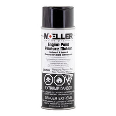 SIERRAMARINE 025350-C EP MERCURY PHANTOM BLACK CANADA For Use On All Outboard And Inboard Engines/ Stern Drive And Lower Unit Applications; Mercury Phantom Black; 12 Ounce Spray Can; Heat And Solvent Resistant; With English/ French Language Packaging