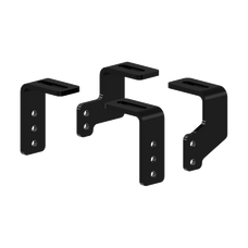 PULLRITE 2720 UNIVRSL (IS) 5TH BRCKT Use With ISR Series Hitch; Multi-Fit Base Rail and Mounting Brackets; 18000 Pound Gross Trailer Weight Capacity; Bolt-On; Drilling Required