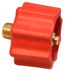 AP PRODUCTS ME519 1-5/16 FACMX1/4 MPT HNDL 1-5/16 Inch Female ACME x 1/4 Inch MNPT; With Shut Off; 400000 BTU/ 200 SCFH Air; Red; Built-In Thermal Protection