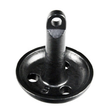 YAKGEAR 01-0010-01B MUSHROOM ANCHOR BULK (5LB) Deep Water; Mushroom Style; 5 Pound; Black; Cast Iron With Vinyl Coating
